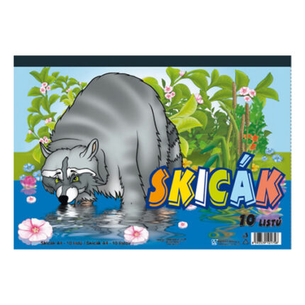 Skicár A4 20 hárkov 180 g