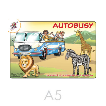 Omaľovánka A5 Autobusy