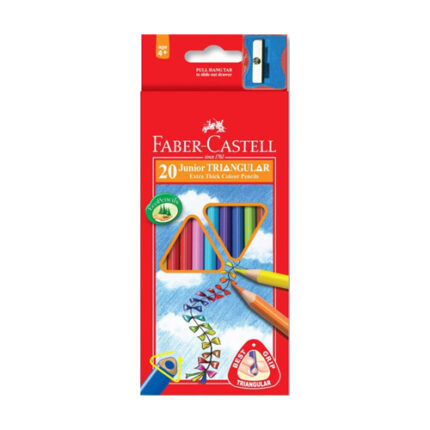 Pastelky Faber-Castell Grip Junior 20 farieb