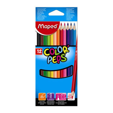 Pastelky trojhranné MAPED "COLOR`PEPS"